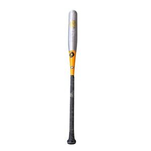 DeMarini Vexxum‎ Half & Half Baseball Bat 30in 16.5oz 2 1/4 Dia Silver Orange